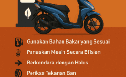 Tips hemat bbm motor honda