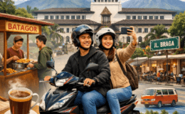 Motor Honda dan Cerita Perjalanan Sehari-hari di Kota Bandung